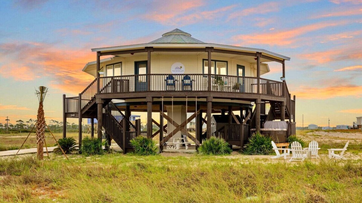 Southpointe Cottage | The Good Life · Ultimate Gulf Shores Getaway: Hot Tub, RV Pad, Fire-Pit & Beach