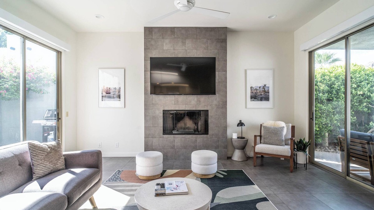 La Quinta Cove House | The Grey House, A Modern Pool Home in La Quinta