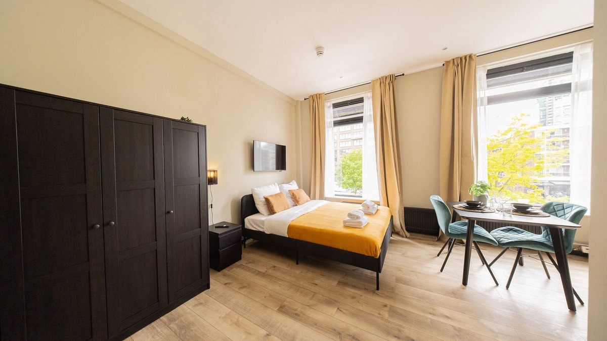 Stadsdriehoek Apartment | The Harbor Breeze Studio BR