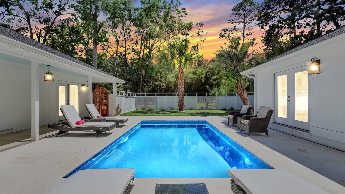 Saint Simons Island House | The Harvey House! Spacious Home on Sea Palms Golf Course with Heated Pool!