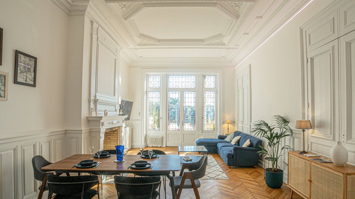 Limoges Condo | The "Heritage" Heart of Limoges: Parking, AC, and Private Terrace