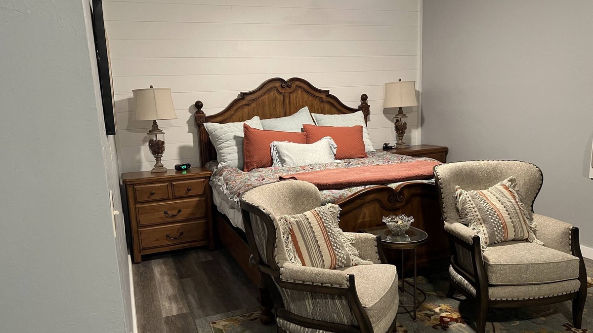 Dillsboro Cabin | The Hickory Suite. Situated near restaurants, shops, and breweries.