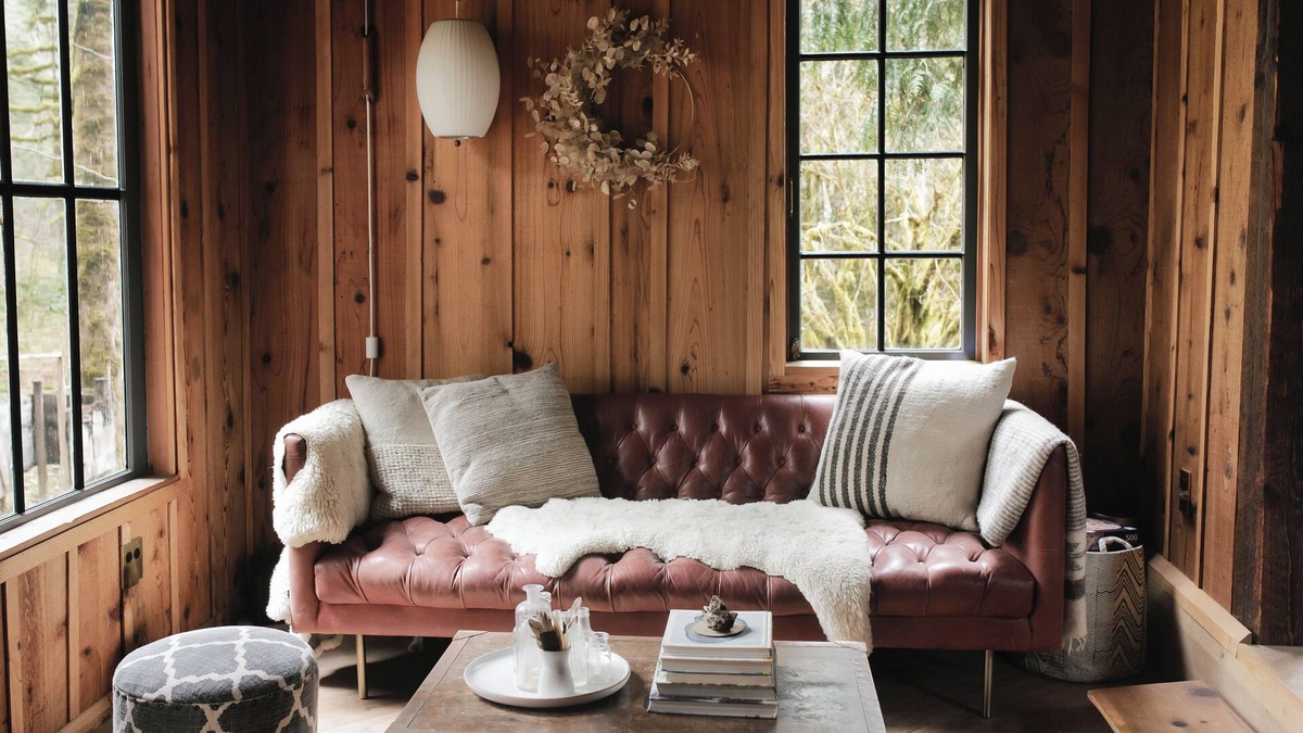 Welches Cabin | The Hide & Seek: vintage modern forest cabin with sauna