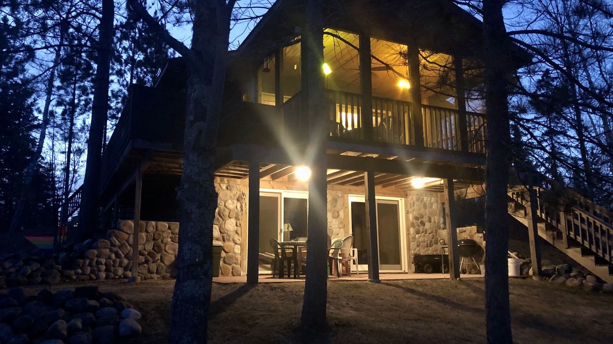 Bigfork Cabin | The Hideaway. Private secluded lake cabin on 25 acres & optional pontoon rental.