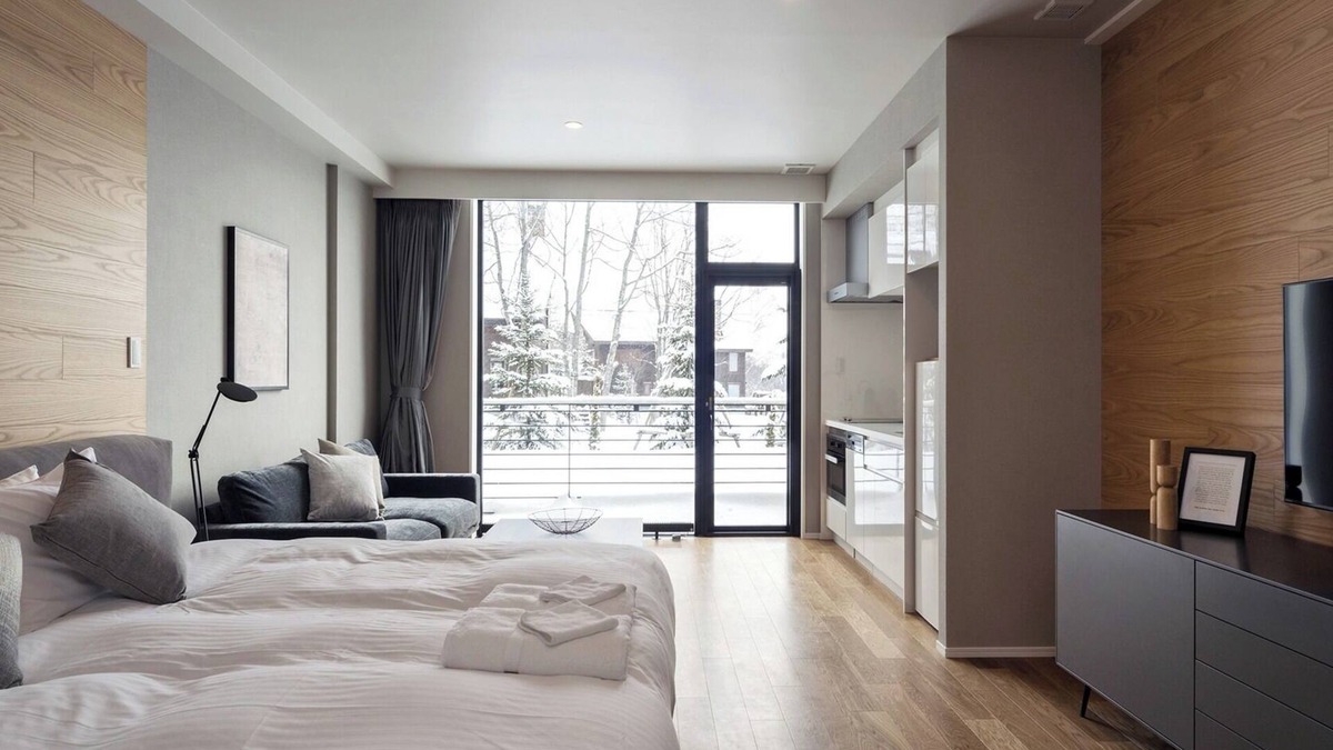 Niseko Hotel | the kamui niseko Studio Room with Balcony 45 Non Smoking/Abutagun Hokkaidō