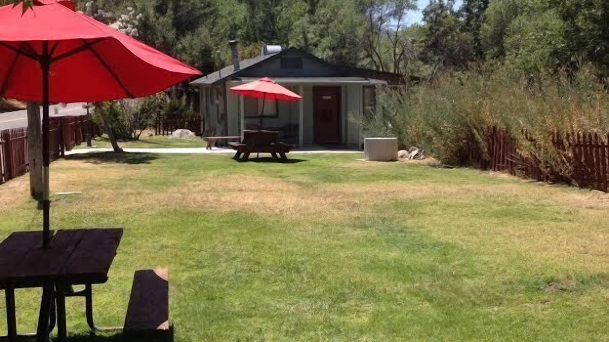 Three Rivers Cabin | The Kaweah River Cabin sleeps up to 8 guests, located 3 minutes from entrance