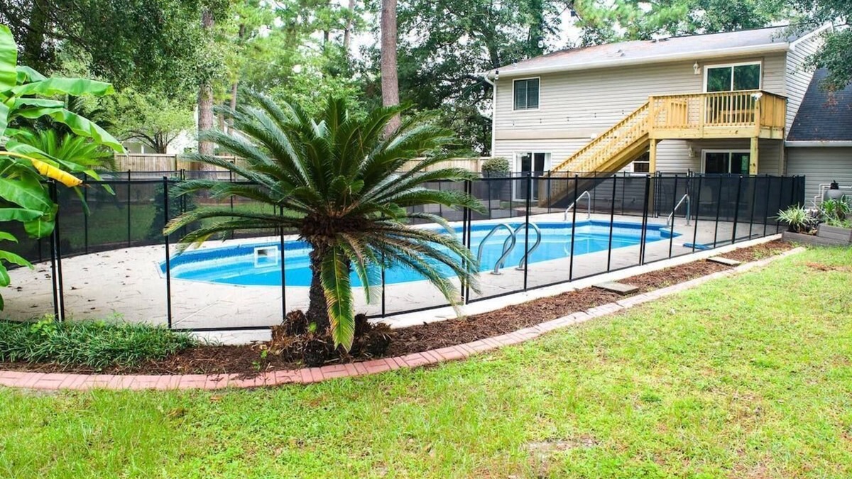 North Charleston House | The Landing Spot: Pool + Ping-Pong + Mod Style!