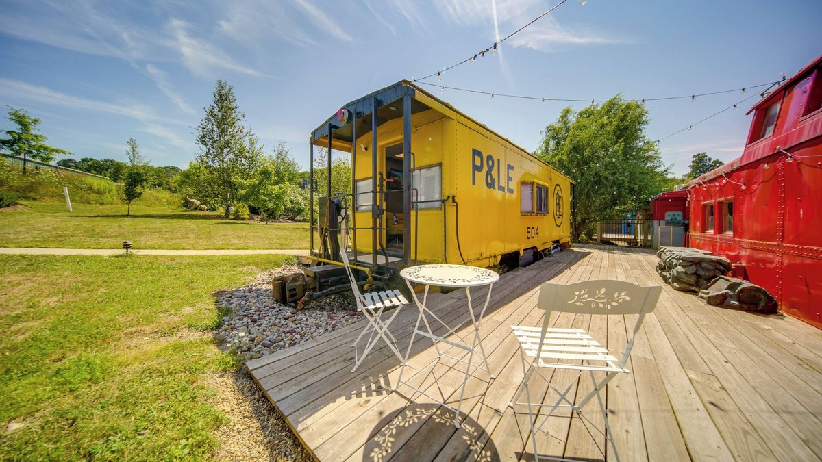 Adrian Furnace Apartment | 'The Little Giant,' Converted Railcar in DuBois!