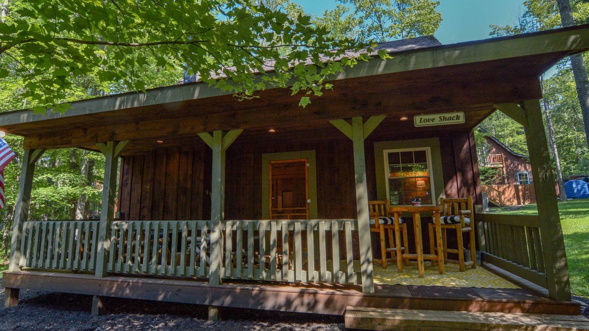 Thayerville Cabin | The Love Shack- The BEST Couples and Small Family Retreat at Deep Creek Lake!