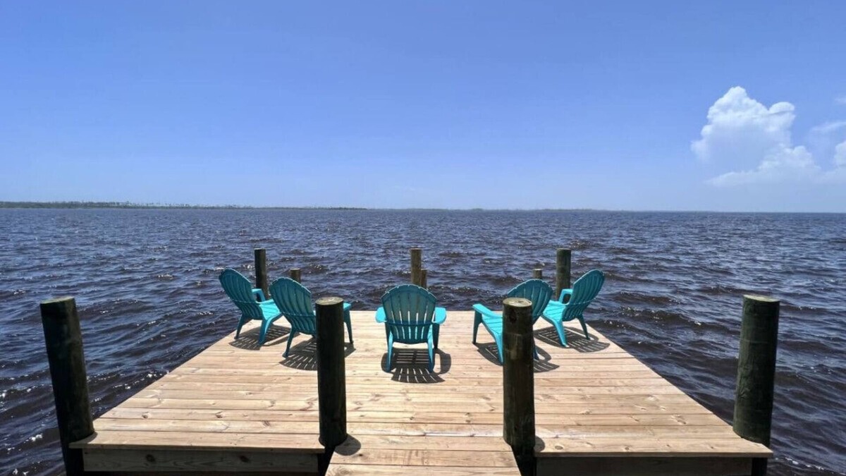 Panama City House | The Mariana - Private Dock|Private Boat Launch|Hot Tub|Game Room