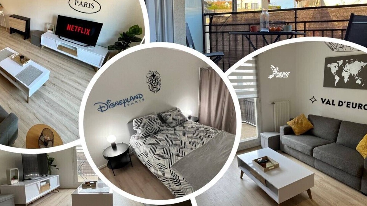 Meaux Apartment | The Meaux' sleeps. T2 . Parking/Wifi - Near Disney/PARIS