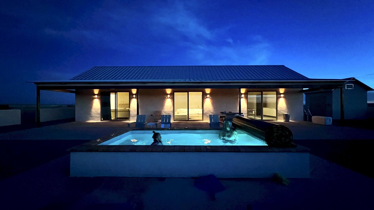 Marfa Other | The Merit Camp: private modern ranch house w/pool just outside Marfa City limits