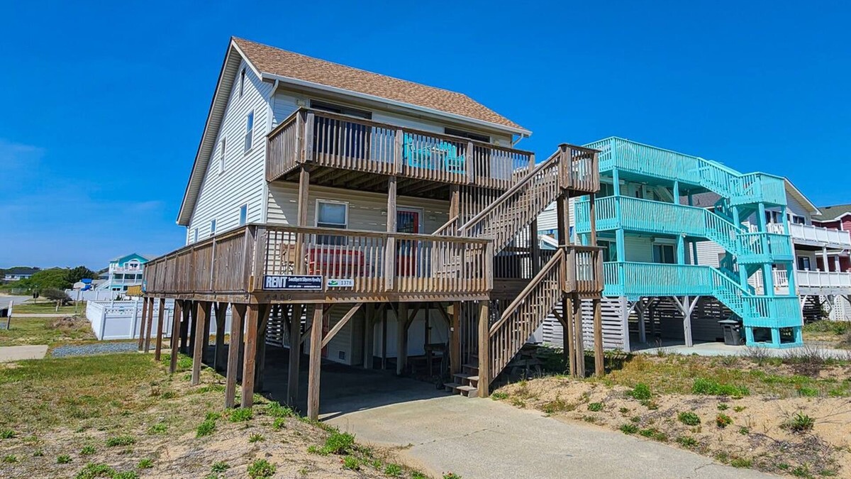 Sea Retreat House | The OBX RX - Wake up and salt air with this 4 BR Semi-Oceanfront, dog friendly home w/Private Pool!