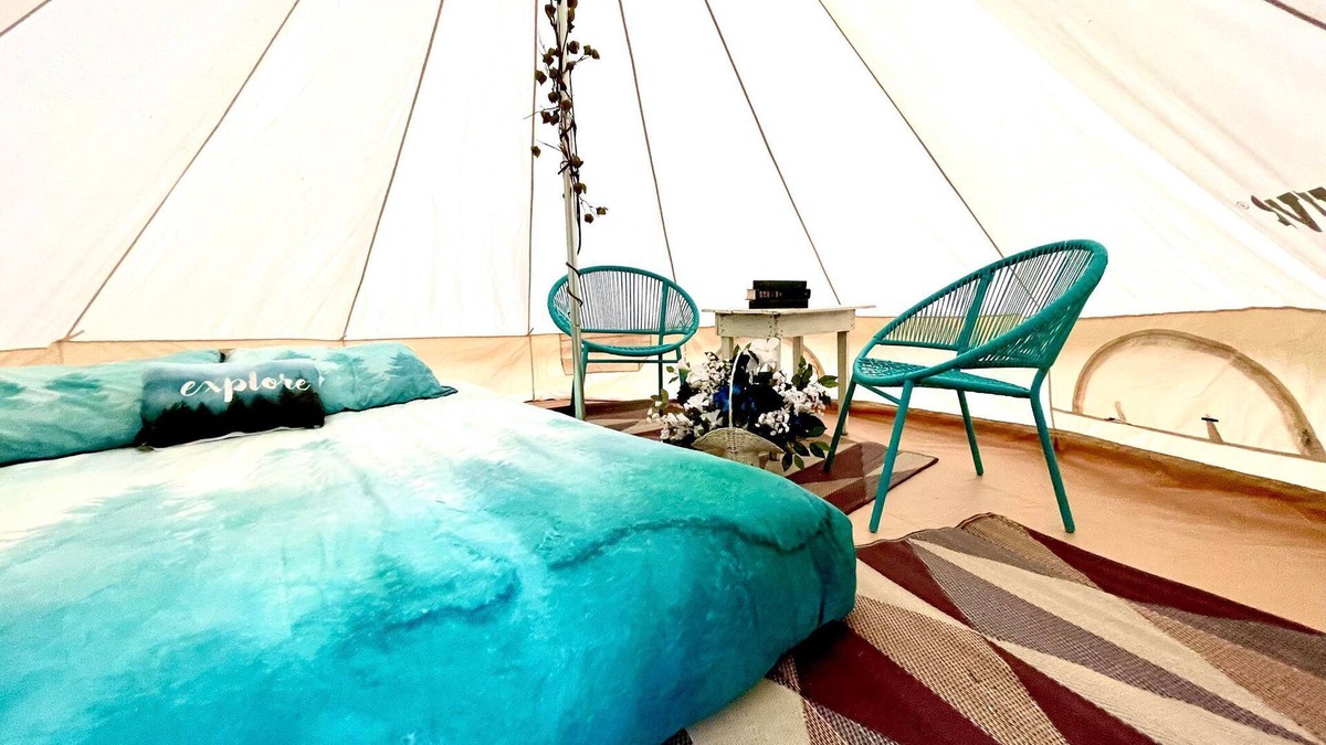 Keswick Ridge RV Rental | The Orchard Bell - Glamping in a Wild Orchard near Fredericton, NB!