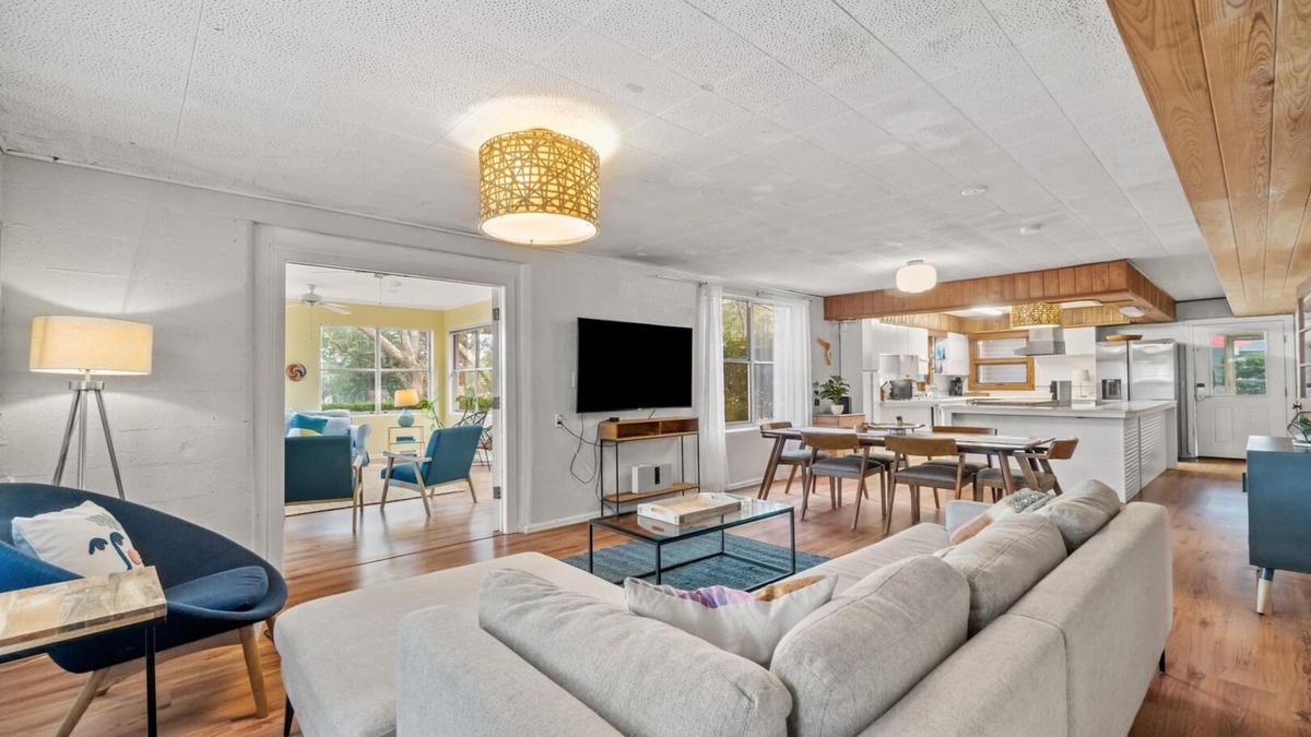 Grayton Beach House | The Pink House Lakefront Estate in Grayton Beach - Walk to the Beach & Red Bar