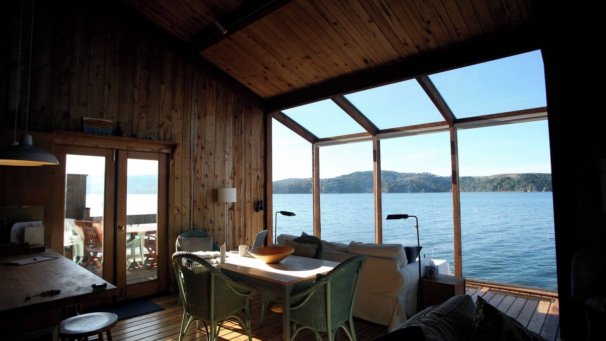 Marshall House | The Poets Loft: 2-bedroom house over Tomales Bay with stunning views in Marshall