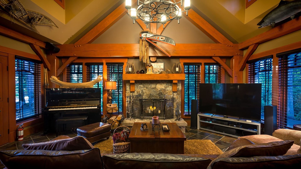 Regional District of Nanaimo House | The Rustic West Meets Oceanfront Estate