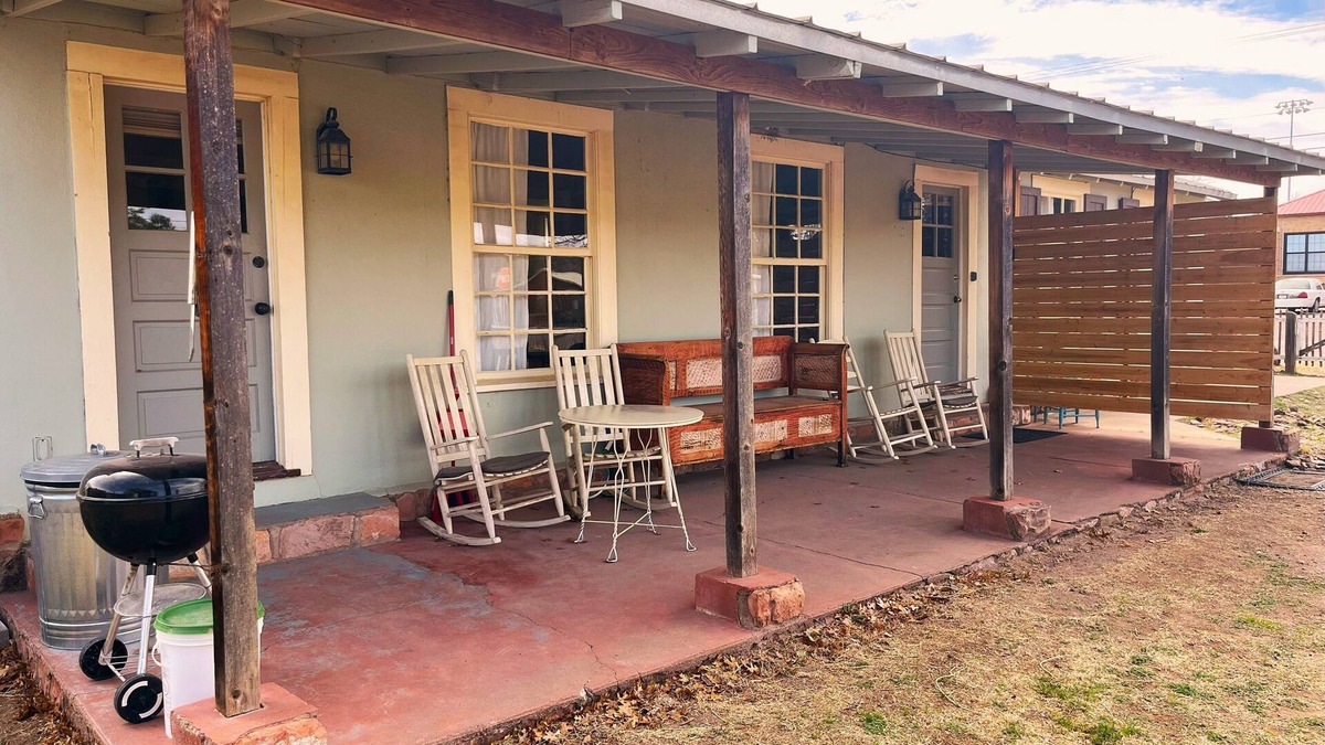 Fort Davis House | The Starlight at Casa Hermosa, Gaze At Sleeping Lion Mountain From Your Porch!