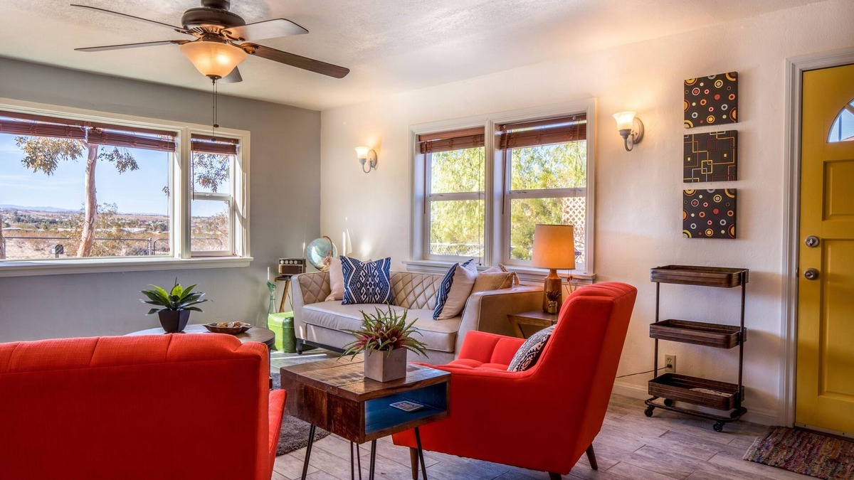 Twentynine Palms House | The Sunset Adobe - Bbq, Fire Pit - 10 Min To Park 2 Bedroom Home by Redawning