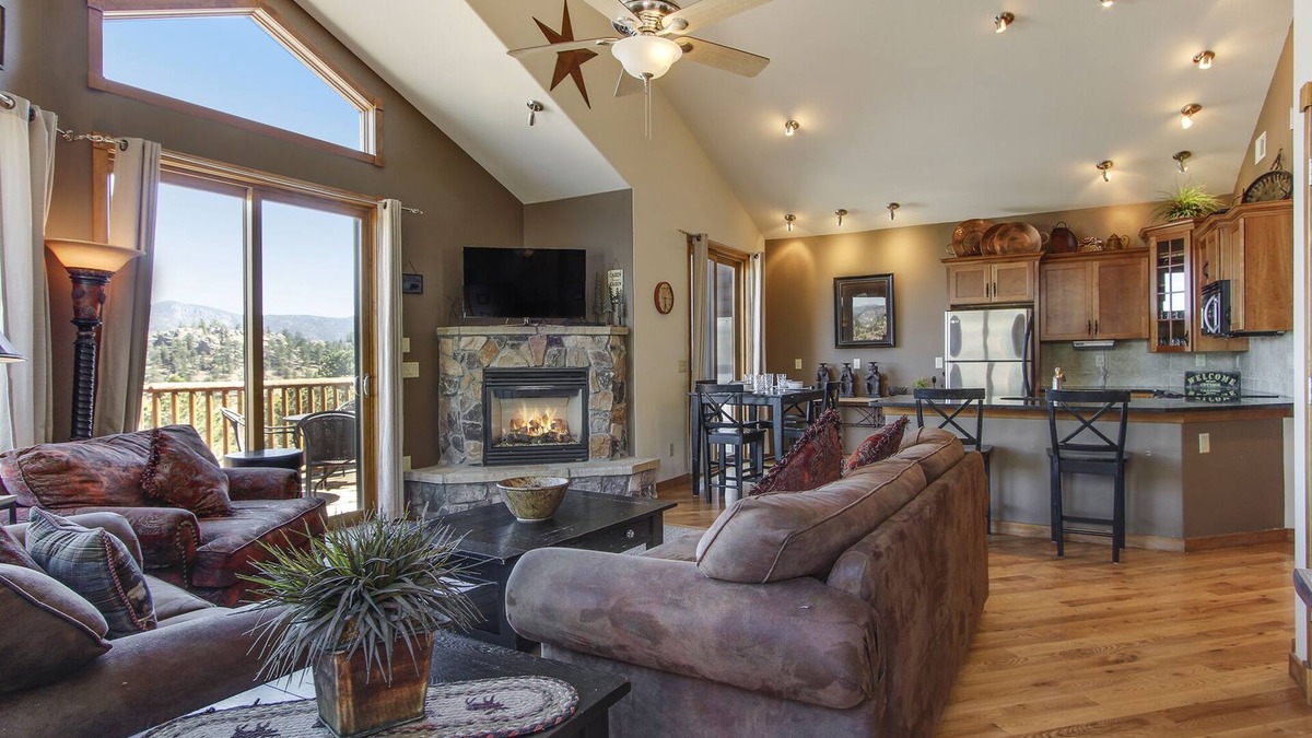 Estes Park Condo | The Twin Owls 21A - 2 Br Condo with Private Hot Tub - Lake and Mountain Views
