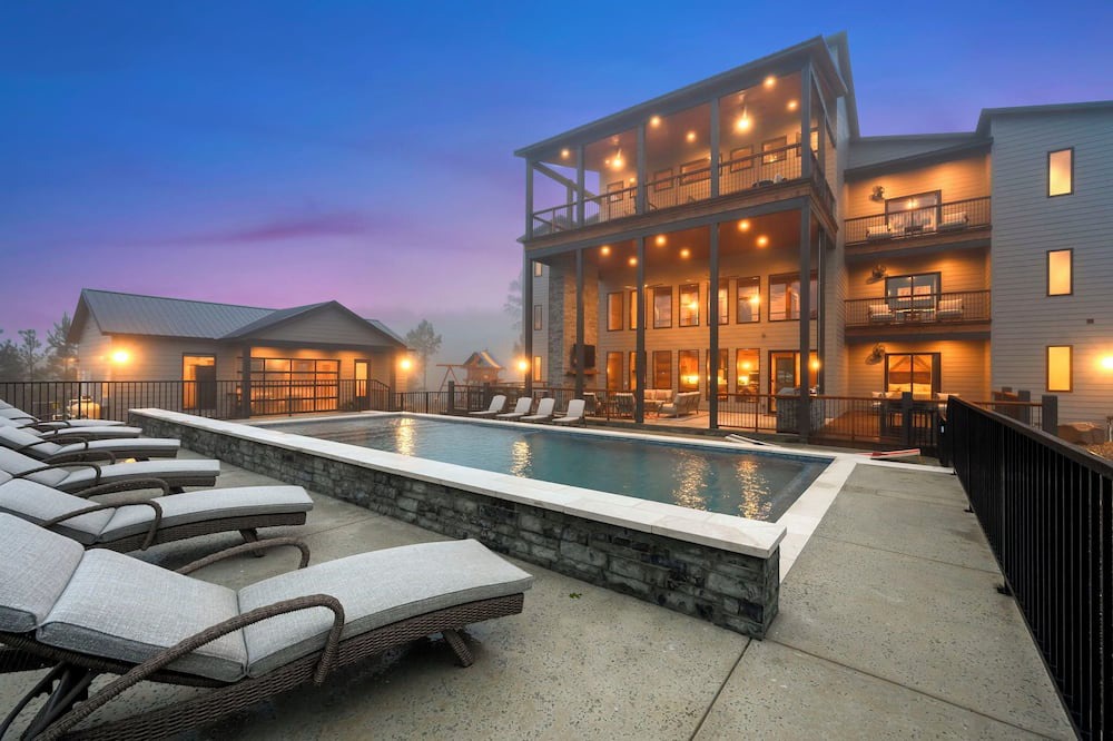 Pickens Cabin | The Unicorn, 8 Bedroom, Pool, Pickleball, Game Room & More