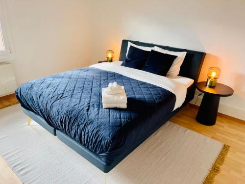Oberhofen am Thunersee Apartment | -The Urbanist- Lakeview Free Parking 2BD Fast WiFi