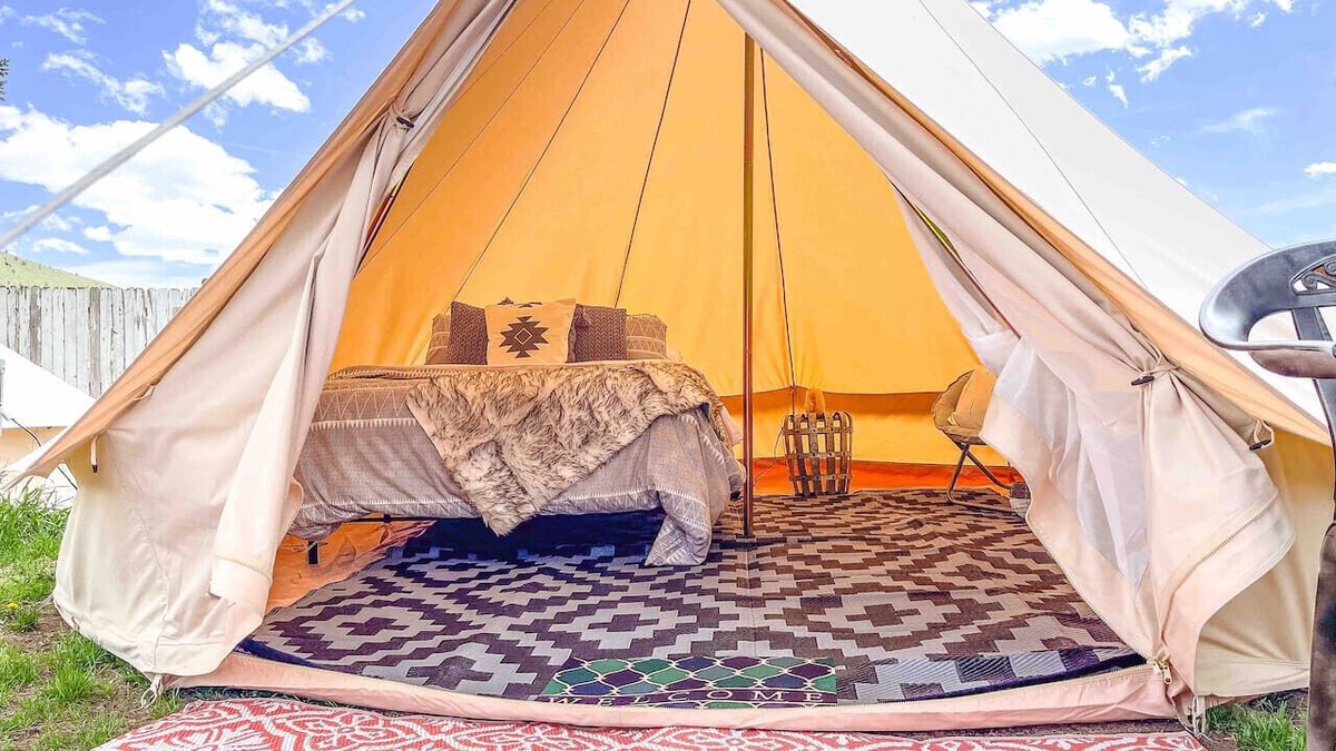 Palisades RV Rental | The willow boho tent