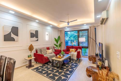 Safdarjung Enclave Apartment | TheCityAbode-3BHK- Caretaker South Delhi Safdarjung