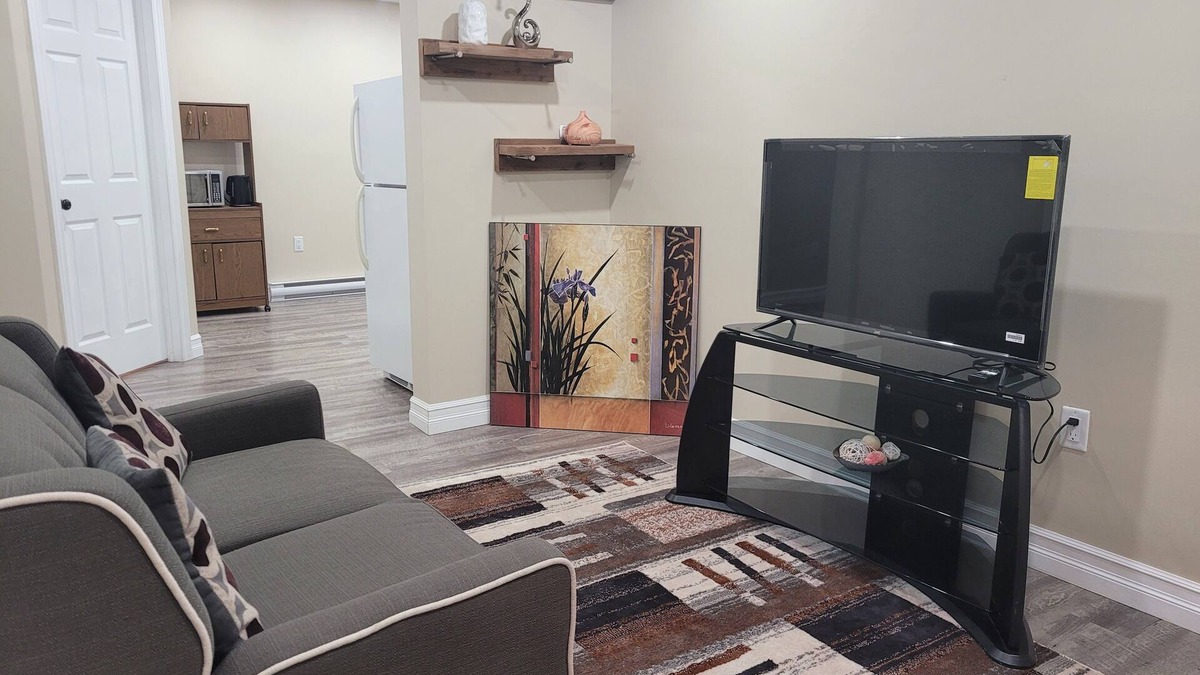 Saint John Apartment | This beautiful comfy basement apartment 5 minutes from the park.