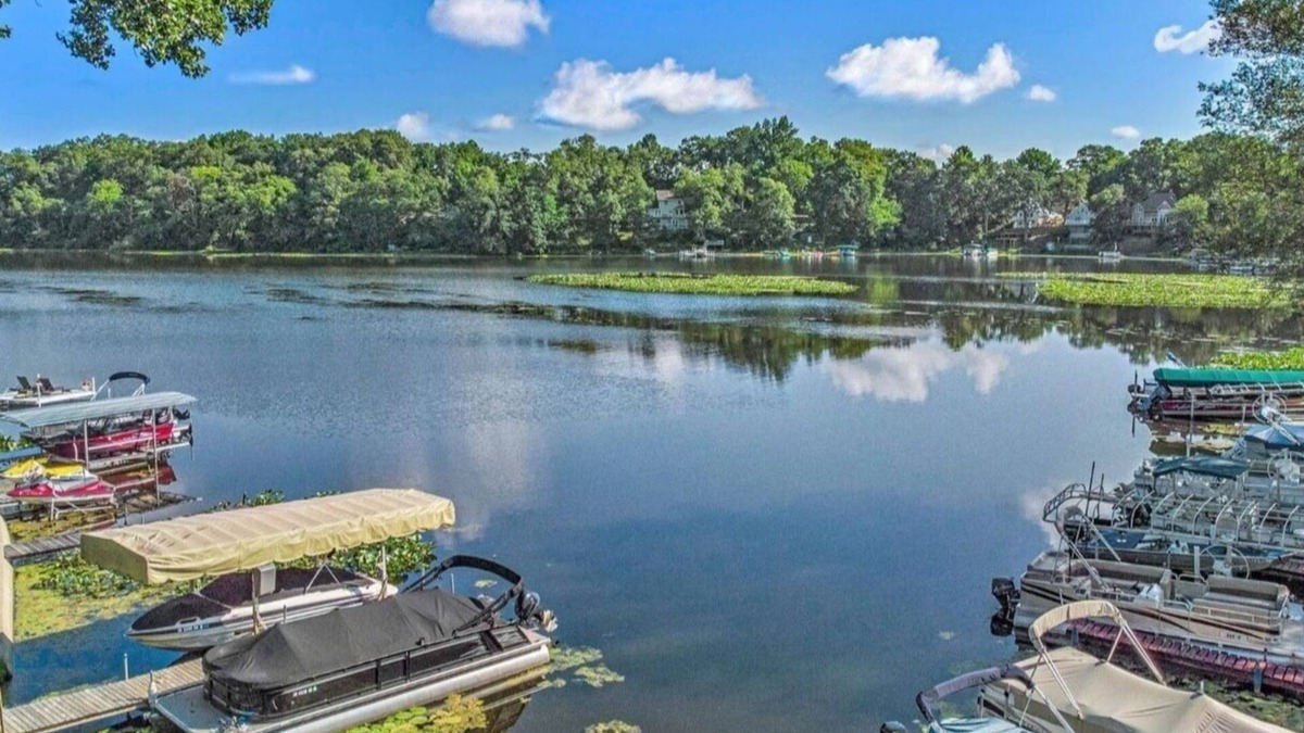 North Webster House | This house is located on North Webster Lake and features a hot tub.