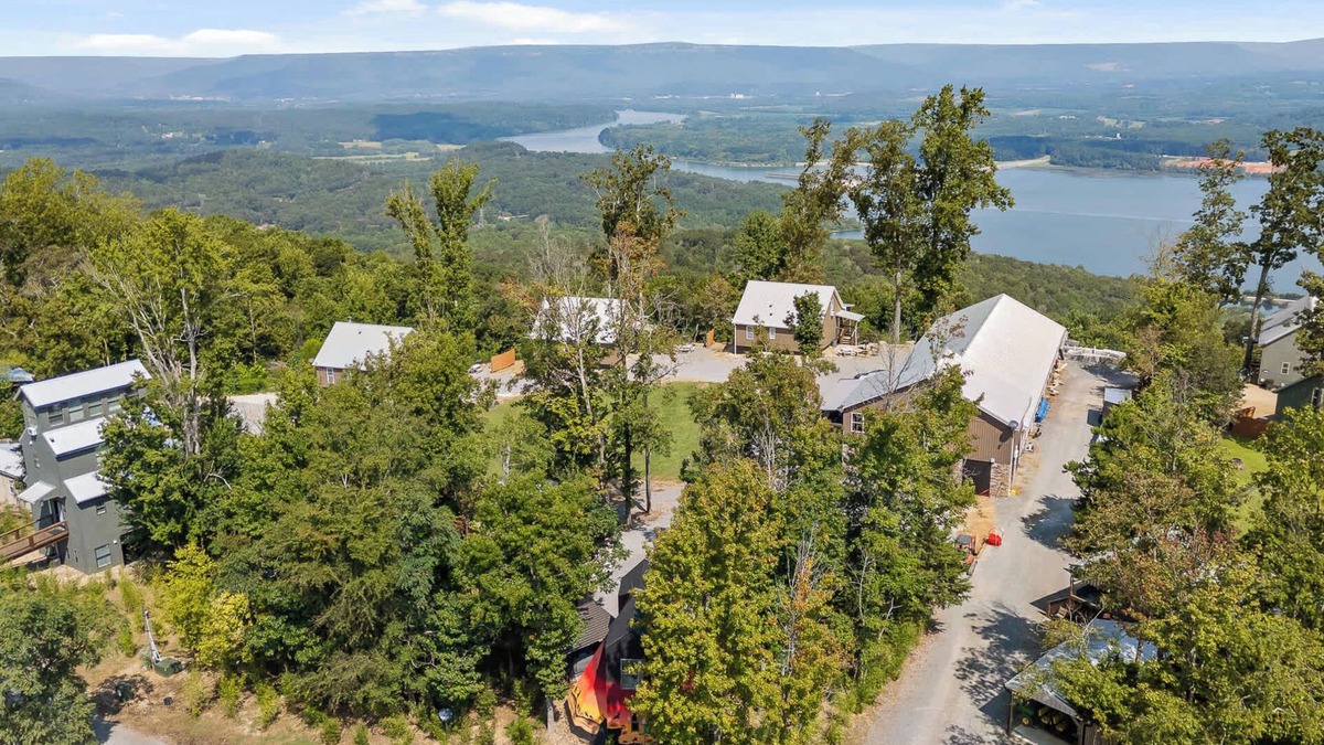South Pittsburg Cabin | This is IT Cabin with a hot tub, fire pit, & indoor pool!