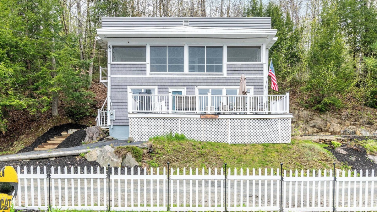 Littleton House | This newly renovated lake house is the perfect year-round getaway.