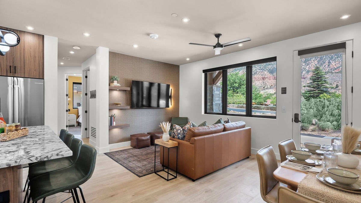 Zion National Park South Entrance Villa | This stunning 3 bed, 3 bath villa offers modern amenities and breathtaking views