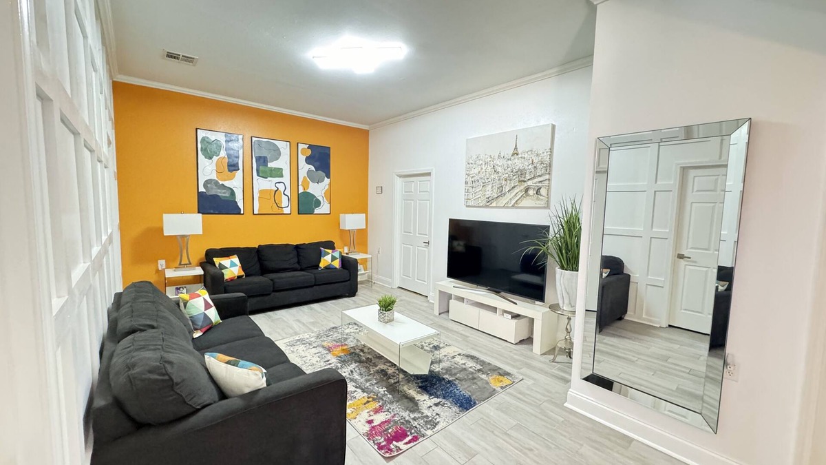 Algiers House | This two-story modern retreat house is the perfect spot to rest and relax