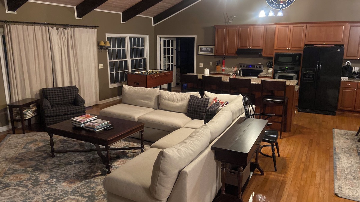 Pinehurst House | Three levels 3400 Sq. Ft., New Bathrooms, 4 BR, 4 BA, Pool Table