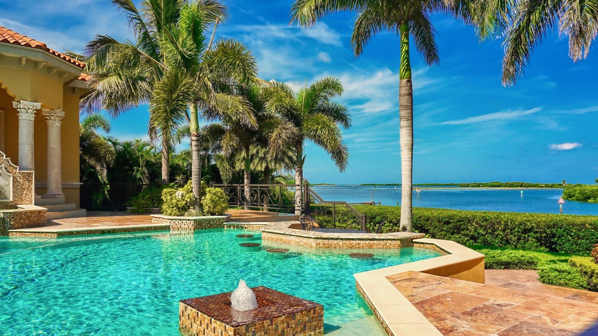 Tierra Verde House | Tierra Verde - St. Petersburg Waterfront Mansion Estate - Pool - Boat Dock
