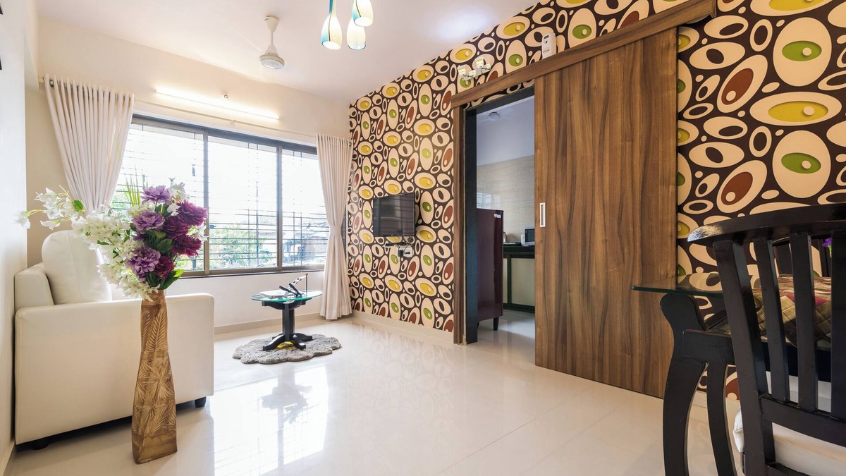 Borivali East Apartment | Timber Style 1 BHK suite