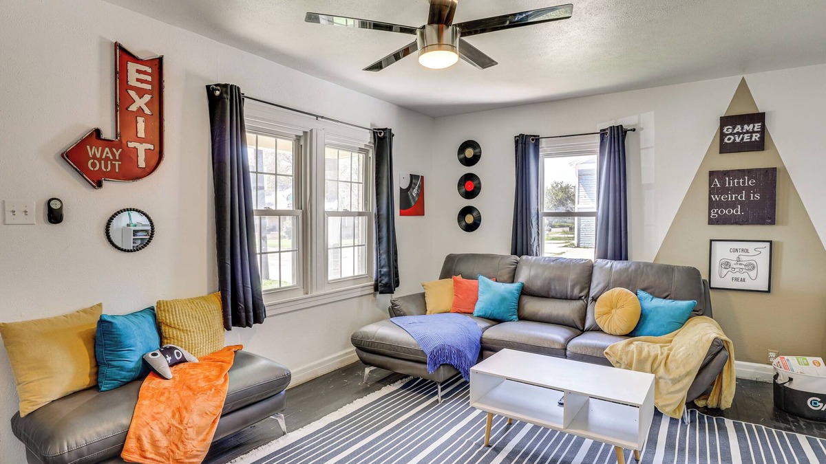 Heart of Lubbock House | Time Machine: Games Galore in Lubbock Home By TTU!