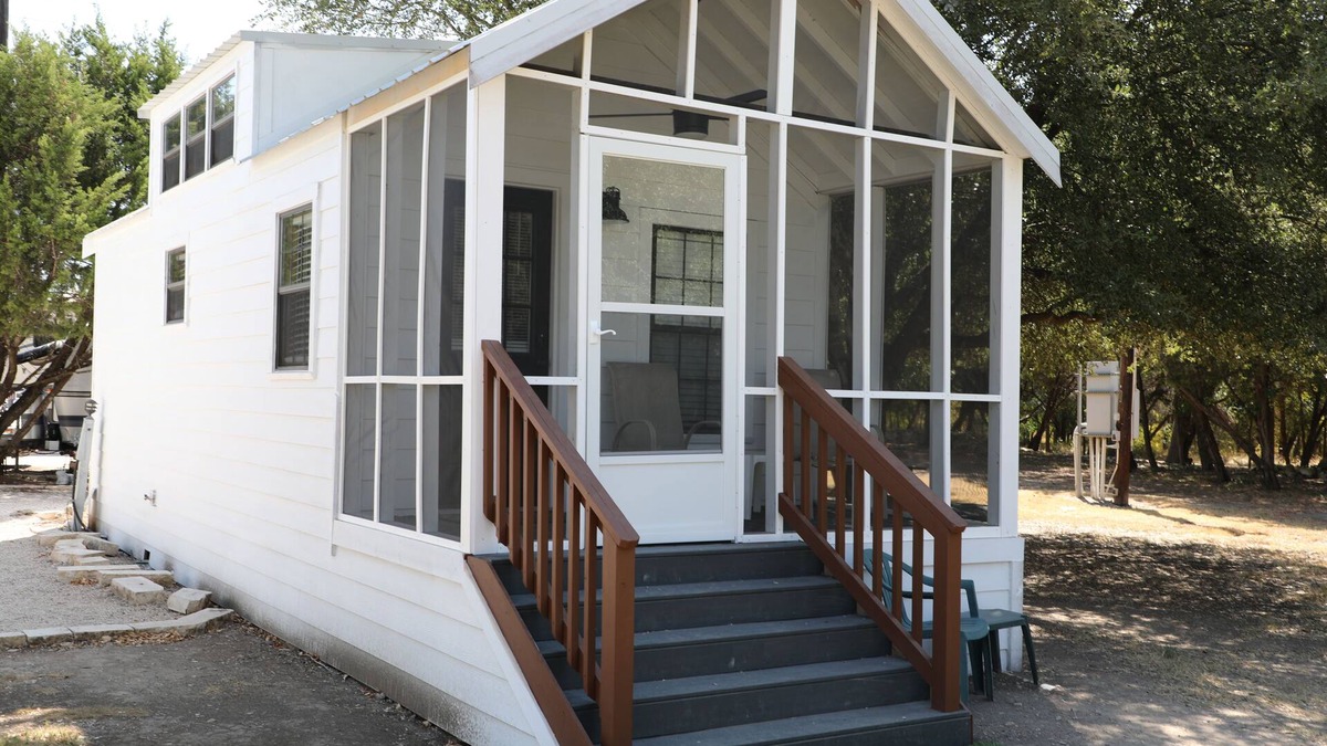 Liberty Hill Cabin | Tiny Home nestled along the San Gabriel River.