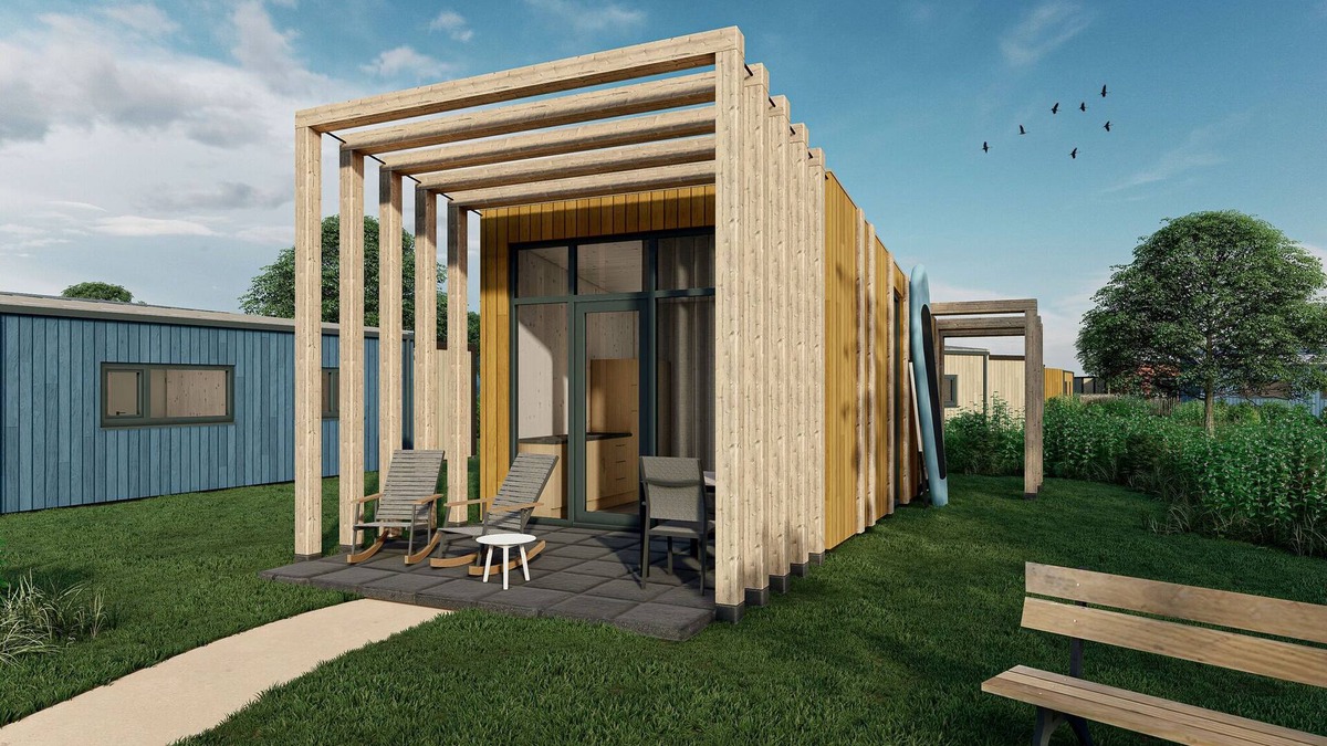 Arcen House | Tiny House in Arcen with Lake Canoe Access