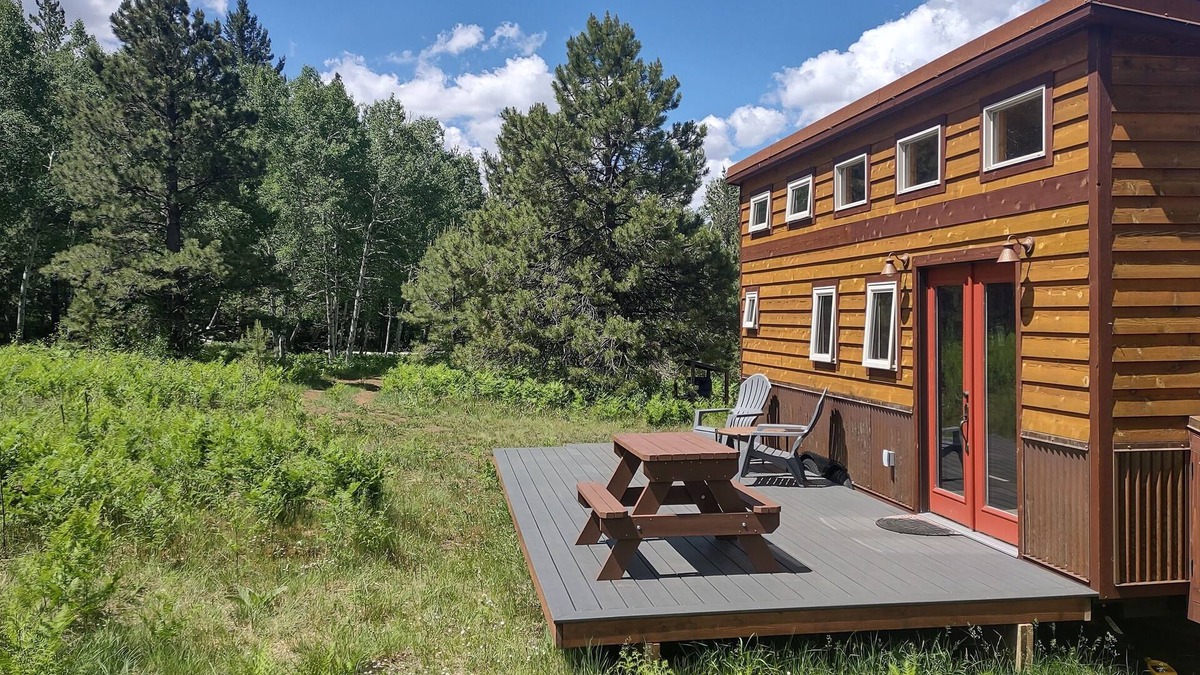 Flagstaff House | Tiny house on the prairie with mountain views.