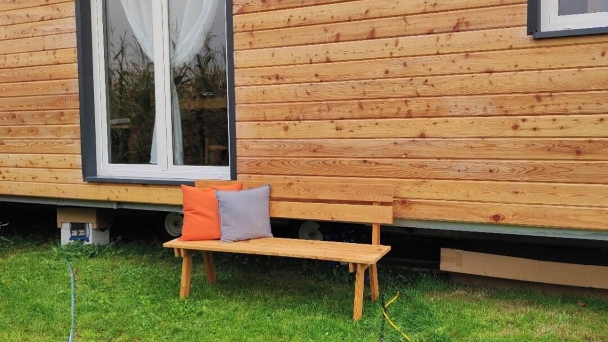 Mayrhof Apartment | Tiny House 'Unser Großer Tiny House' with Mountain View, Shared Garden and Wi-Fi