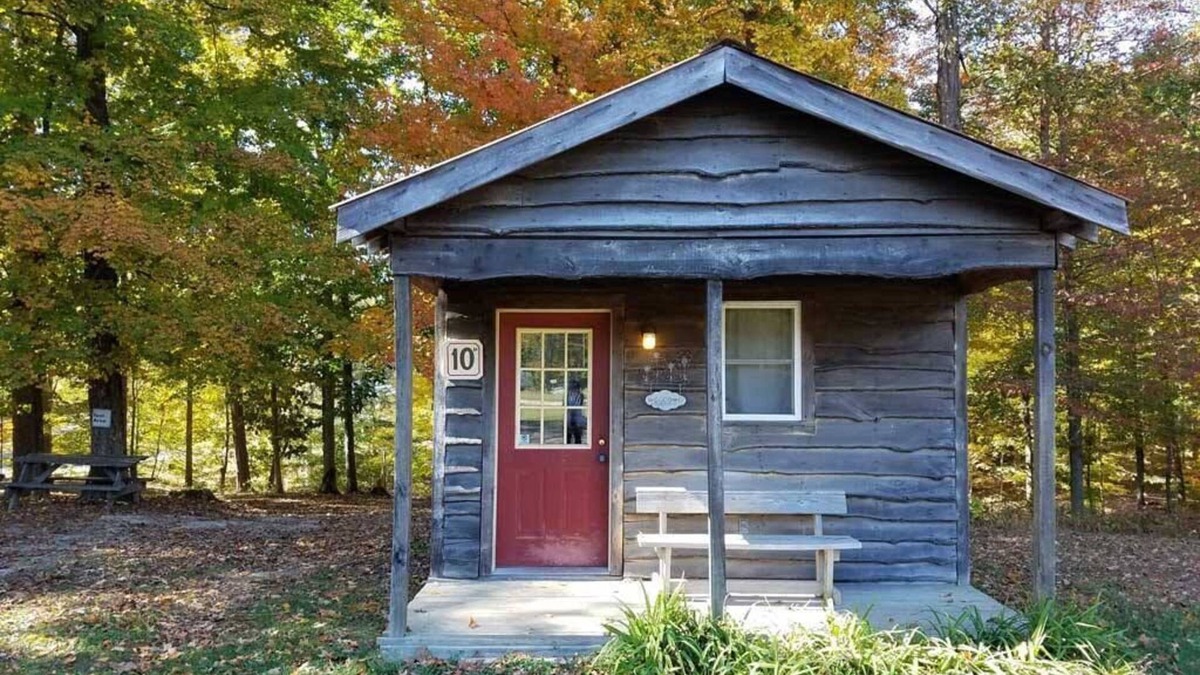 Helmsburg Cabin | "Tom T" Camping Cabin #10 | Pet Friendly