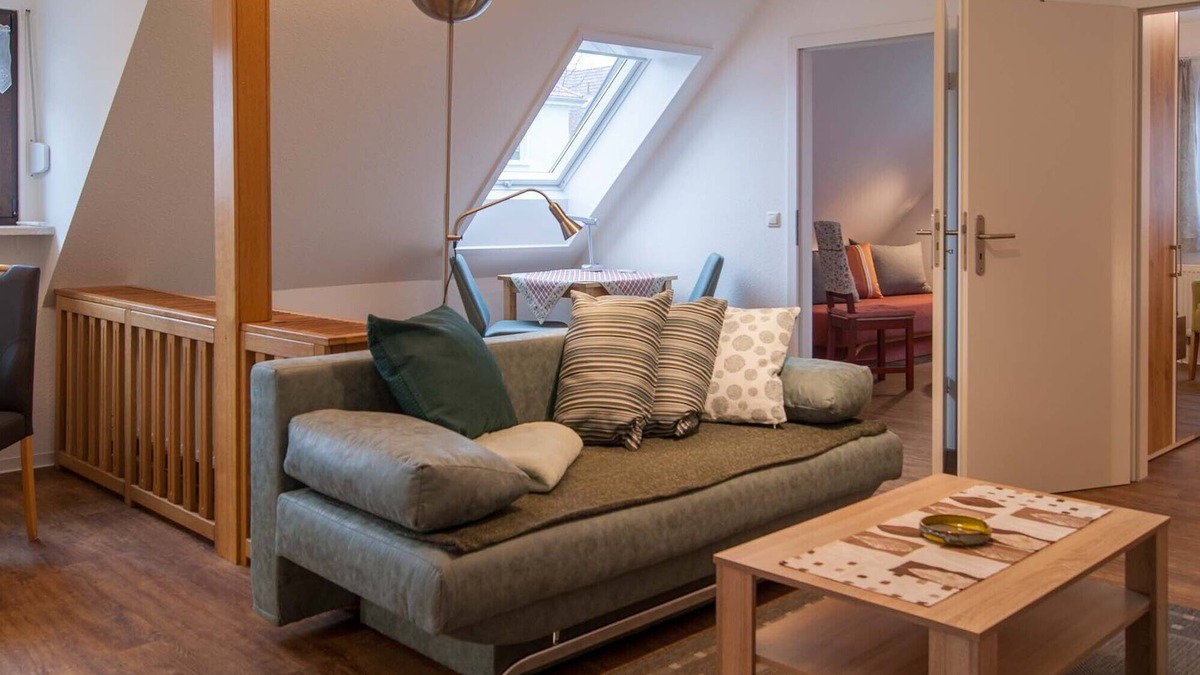 Lausa Apartment | Top floor vacation apartment directly on the Dresdner Heide