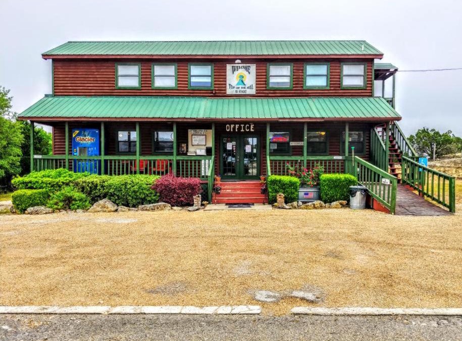 Boerne Cabin | Top of the Hill RV Resort & Cabins