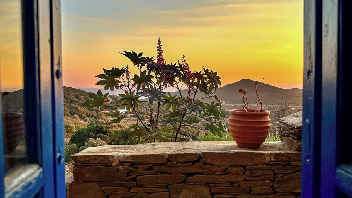 Andros Apartment | Traditional 2-Bedroom Apt - Felos Valley Views, Pool & Sunset