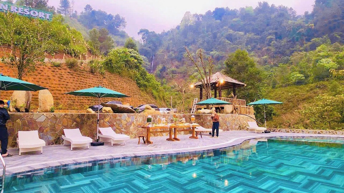 Tram Tau Resort | Tram Tau Eco Garden Resort & Hot spring