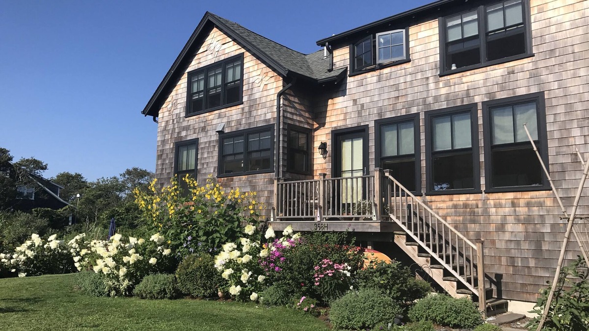 South Kingstown House | Tranquil 2-bedroom guest suite steps from a private beach. Sleeps four max.