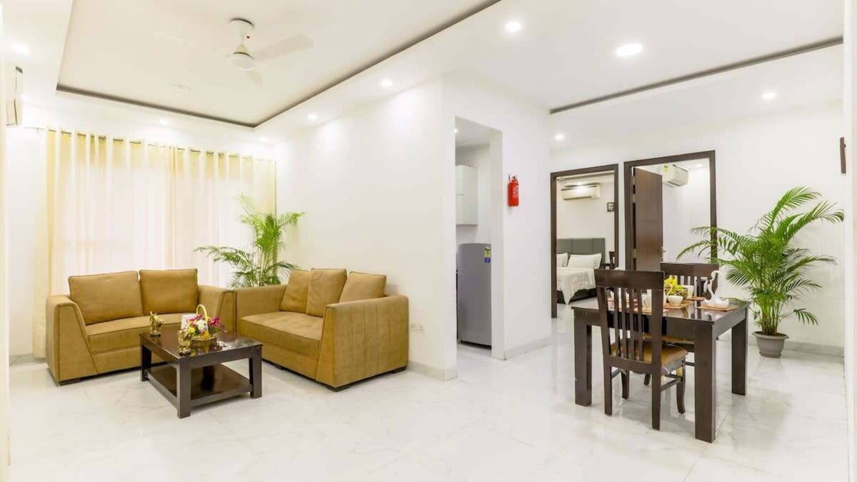 Sushant Lok Apartment | Tranquil 2BHK Oasis in the Heart of Gurugram