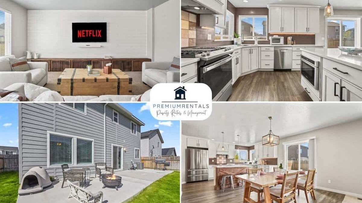 Caldwell House | Tranquil 4BR Oasis & BBQ Haven with office area